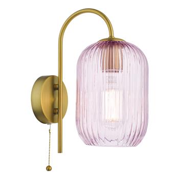 Idra Ribbed Glass Oversized Single Wall Light