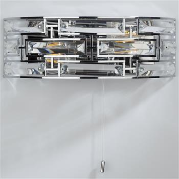 Seville Crystal Double Wall Light SEV0950