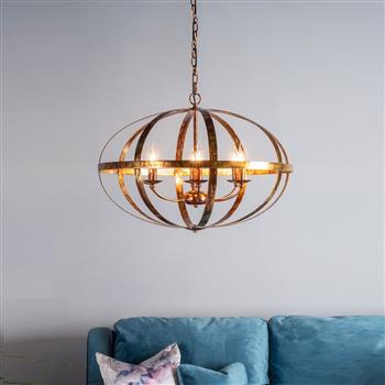 Symbol 6 Light Ceiling Pendants