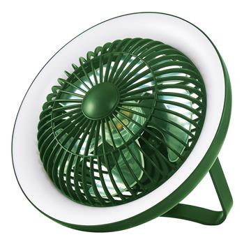 Turbo LED Rechargeable Desk Or Wall Fan Light 