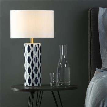 Weylin Ceramic Table Lamp With White Shade WEY4223