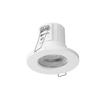 Bala LED Fire Rated 8.9W IP65 White Recessed Downlight TC-0472-BLA