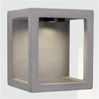 Box IP65 Outdoor Cement Grey LED Wall Light PX-0527-CEM