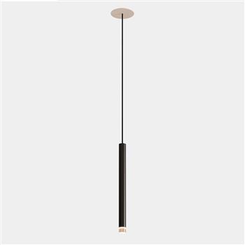 Candle Single LED Recessed Tubular Pendant Fitting