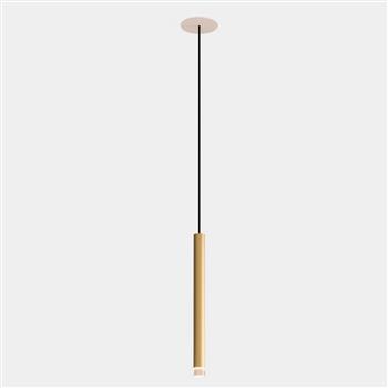 Candle Single LED Recessed Tubular Pendant Fitting