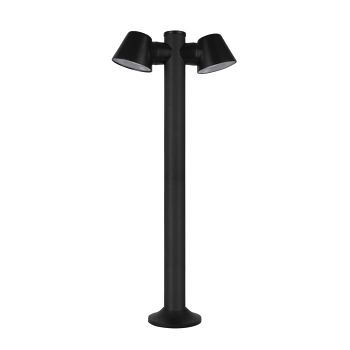 Cone Black Double IP54 Outdoor Post Light PX-0501-NEG