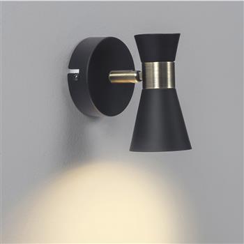 Eufo Black And Gold Single Spot Light DE-0171-NEG