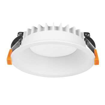 Jet White LED IP54 Large Recessed Downlight