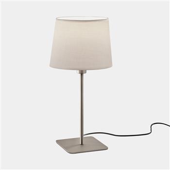 Metrica Steel Made Square Base Table Lamp