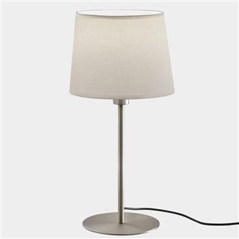 Metrica Steel Made White Shade Table Lamp