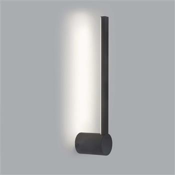 Passeggio IP54 Bathroom LED Black Medium Wall Light DE-0241-NEG