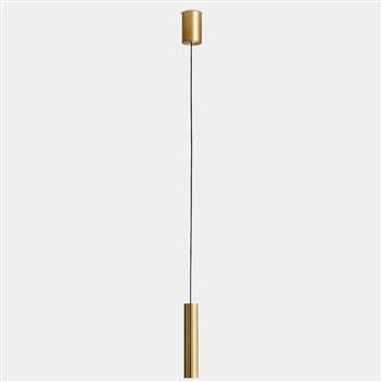 Prolix Matt Gold Single LED Pendant Light 00-8513-DN-DN