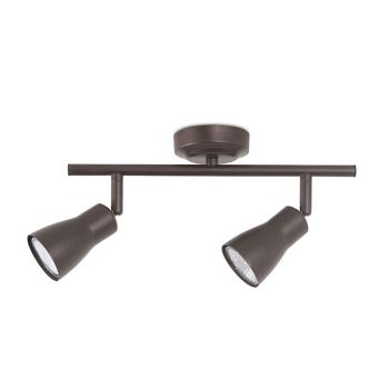 Safran Brown Double Ceiling Spotlight DE-0226-MAR