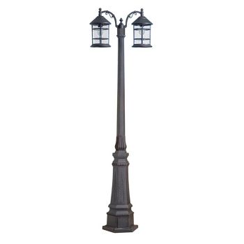 Siros IP23 Rusty Brown Outdoor Post Lamp PX-0027-OXI