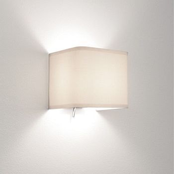 Ashino White Switched Cube Wall Light 1166001