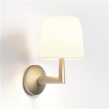 Ella White Porcelain Glass Shade Single Wall Light 