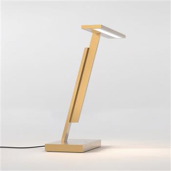 Gerrit Anodised Gold Bankers Table Lamp 1465001