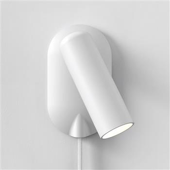 Gio Matt Finished Plug-In Wall Mounted Reading Light 