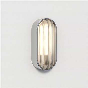 Montreal Oval IP44 Brushed Stainless Steel Outdoor Wall Light 1032013 