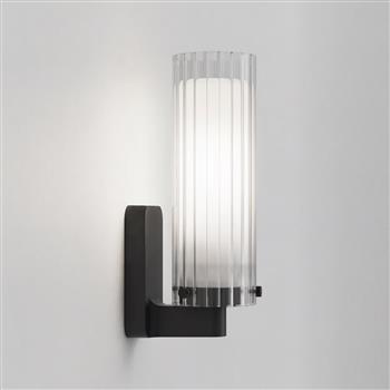 Ottavino Ribbed Glass Single Bathroom Wall Light