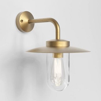 Portree Wall IP44 Solid Brass Outdoor Light 1400003