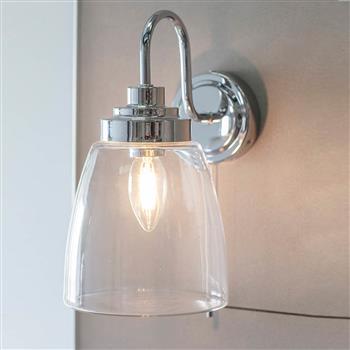 Ashbury IP44 Rated Switched Bathroom Wall Light 77088
