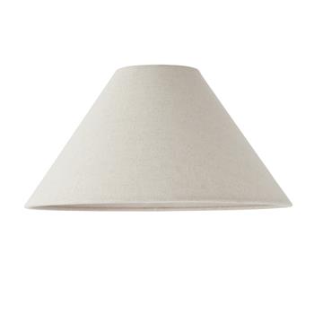 Avalon Medium 310mm Natural Faux Linen Tapered Shade 117533