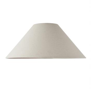 Avalon Large 520mm Natural Faux Linen Tapered Shade 117534