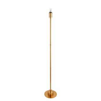 Burley Brushed Aged Brass Plate Rechargeable Touch Floor Base 110460