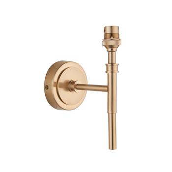 Chester Aged Brass Plate Single Wall Light 113151