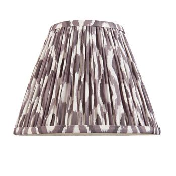 Ikat 250mm Tapered Pearl Grey Lampshade 113084