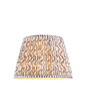 Ikat 400mm Tapered Pearl Grey Lampshade 113087