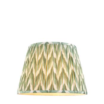 Zigzag 400mm Tapered Cotswold Green Lampshade 113069