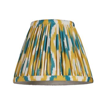 Ikat Tapered Patterned 160mm Bulb Clip Lampshade
