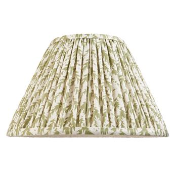 Leaf 300mm Tapered Digitally Printed Faux Linen Lampshade