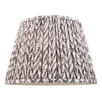 Leaf 350mm Tapered Pearl Grey Reversible Gimble Lampshade 111298