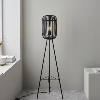 Mathias Matt Black Floor Lamp