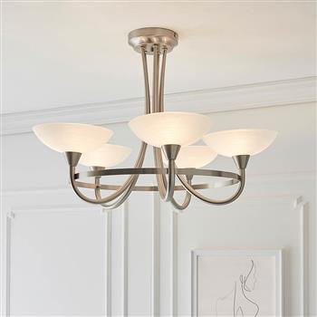 Cagney Five Arm Ceiling Light