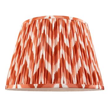 Zigzag 350mm Reversible Gimble Abstract Pleated Lampshade 