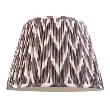 Zigzag 400mm Digitally Printed Tapered Lampshade
