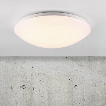 Ask 36 IP44 Medium LED Flush Bathroom Ceiling Light 45376001