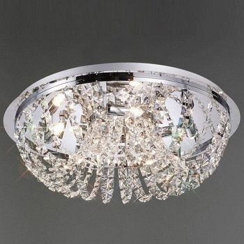 Cosmos Five Light Crystal Ceiling Light IL30043