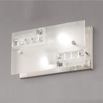 Starlet Polished Chrome Crystal Encrusted Wall Light IL31260