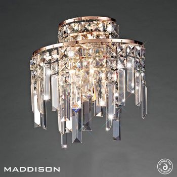 Maddison Two Tier Crystal Wall Light