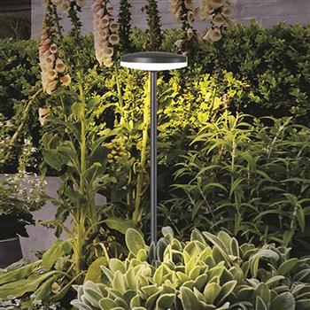 Akita IP54 600mm LED Outdoor Black Bollard Post Light M8480