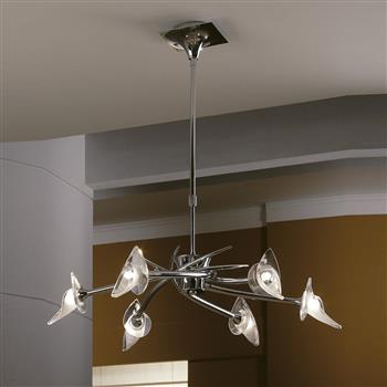 Flavia Chrome Modern Ceiling Pendant M0301