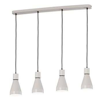 Kos Fusion Matt White 4 Bar Pendant Fitting M5840