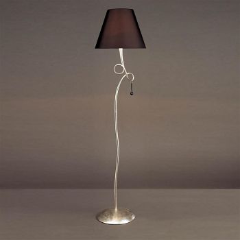 Paola 1 Light Silver Floor Lamp M0533