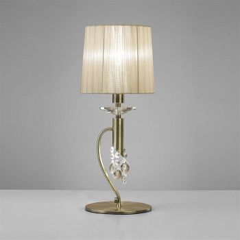 Tiffany Crystal Table Lamp