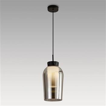 Nora Metal And Glass Single Pendant Fitting